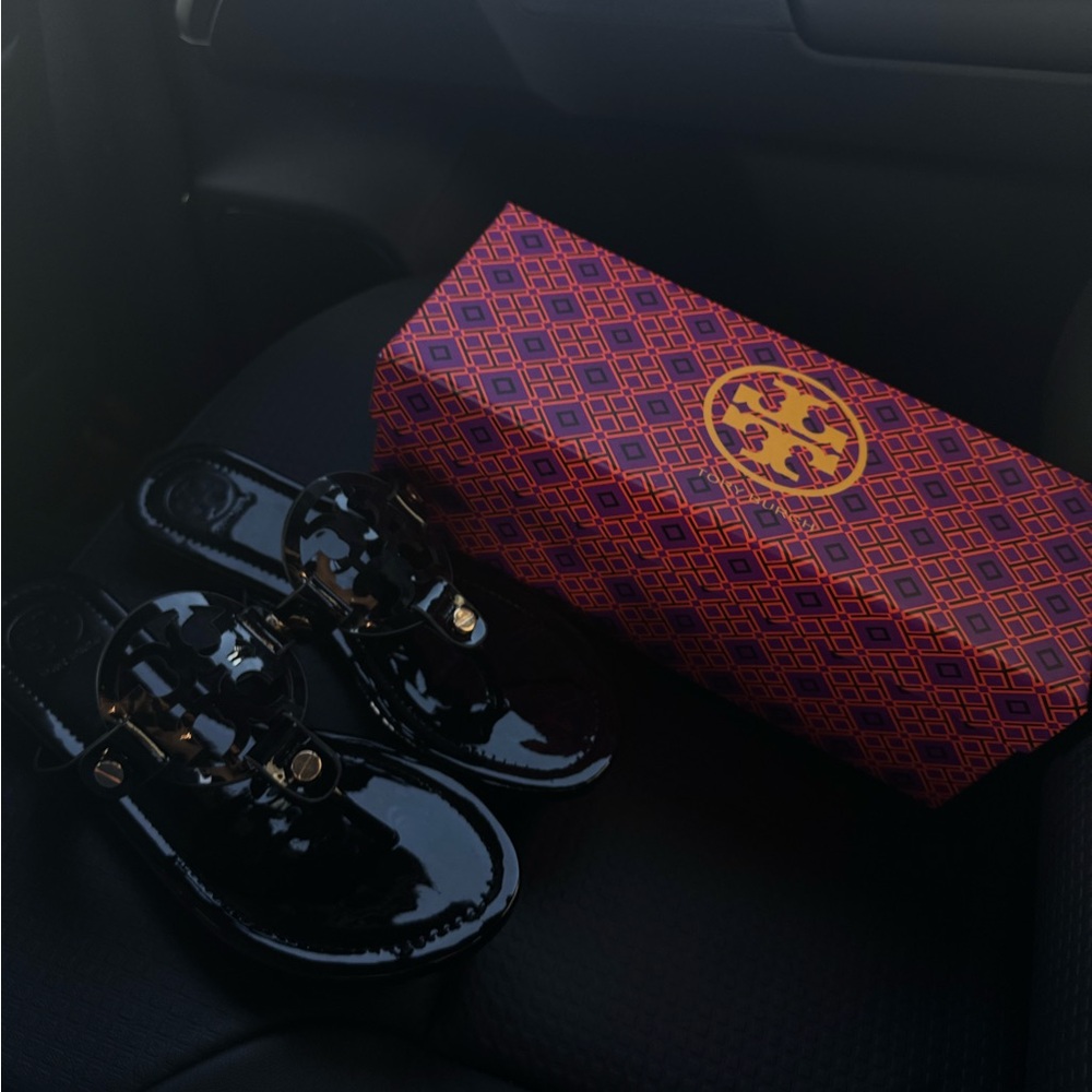 Tory Burch perfect black miller sandals brand new